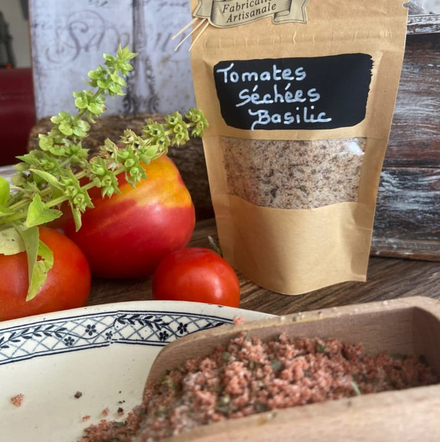 Sel Tomates Séchées Basilic 