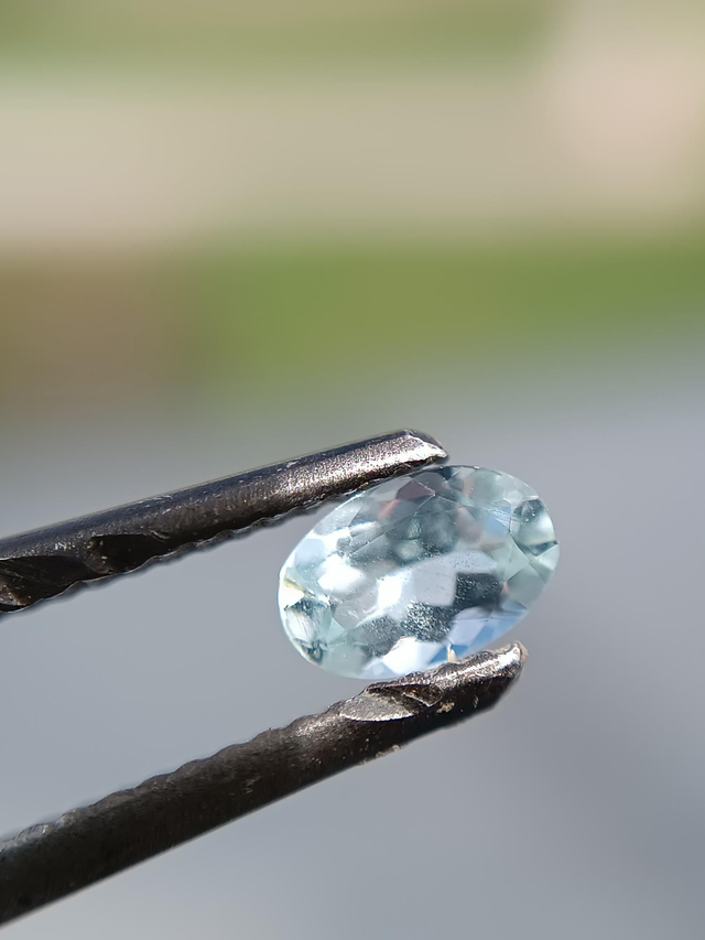 Aigue-marine Taille Ovale 0,42 carat