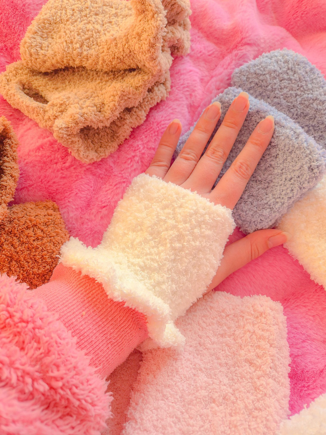 Mitaine toute douce courte