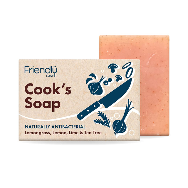 Cook's Soap neutralizes strong kitchen odours