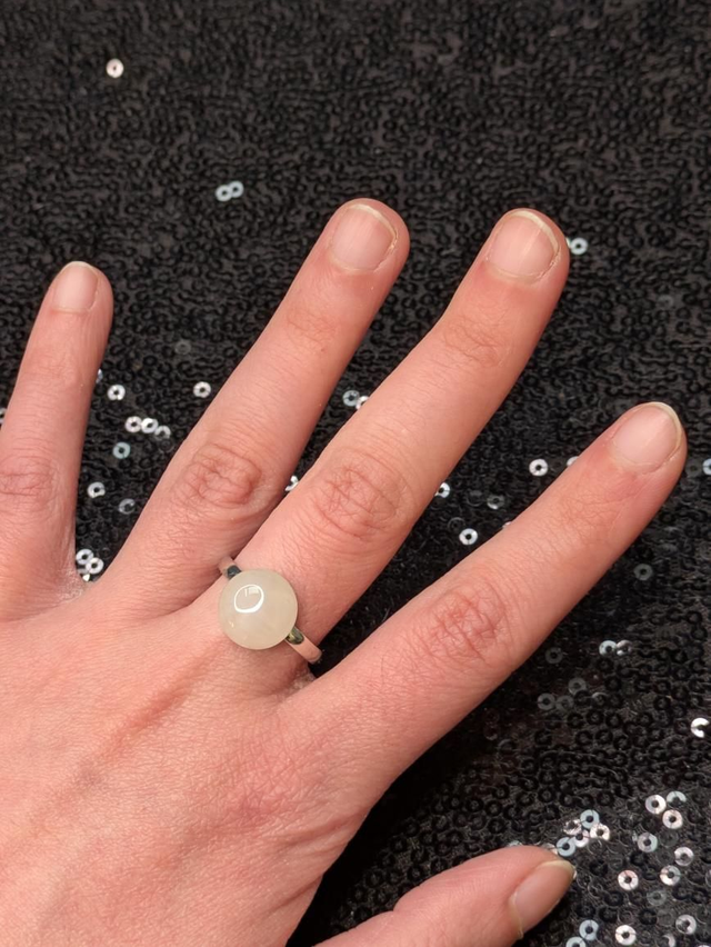 Bague quartz rose 
