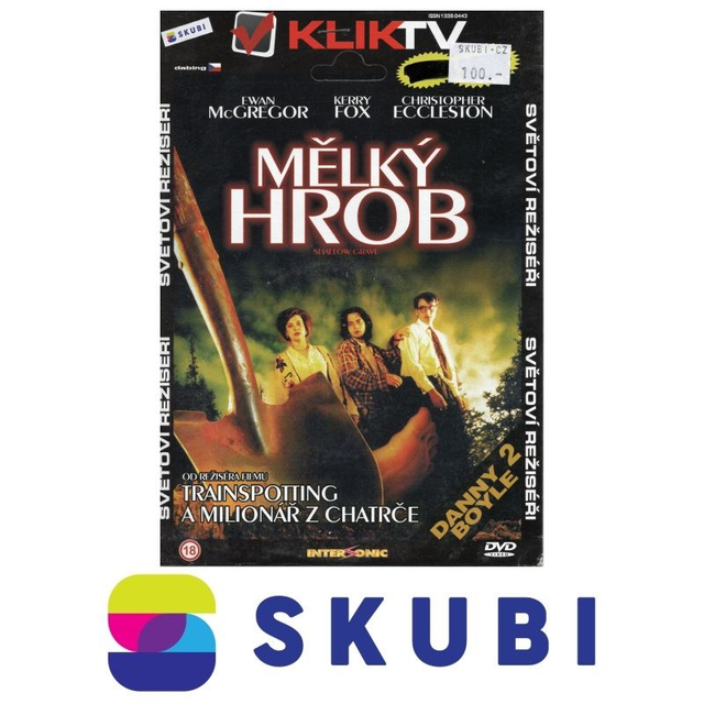 DVD Mělký hrob / Shallow Grave - česky, anglicky
