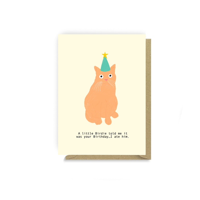 Little Birdie - A6 Birthday Card 
