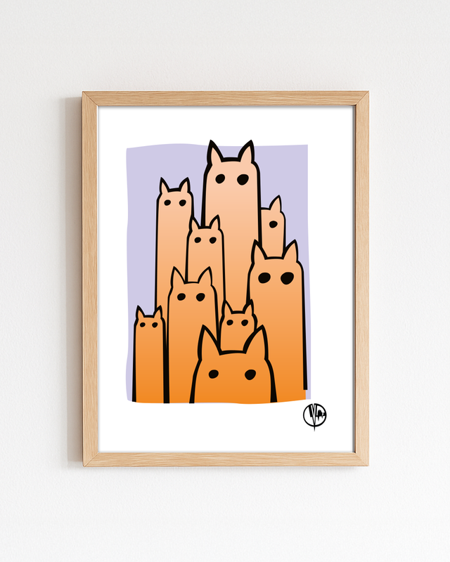 Miauw | A4 print