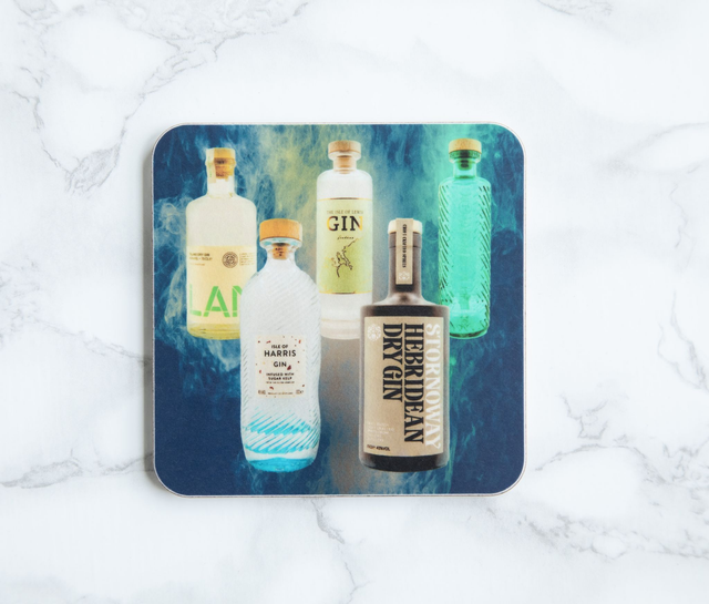 Outer Hebrides Gin Single Coaster