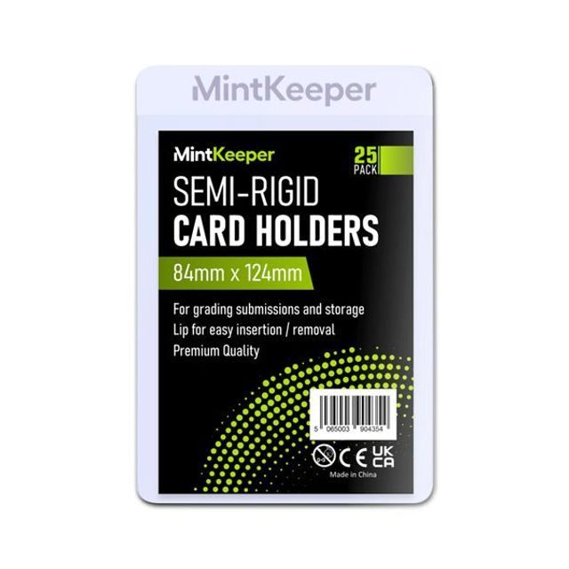 MintKeeper - Semi Rigid Card Holders - (25)