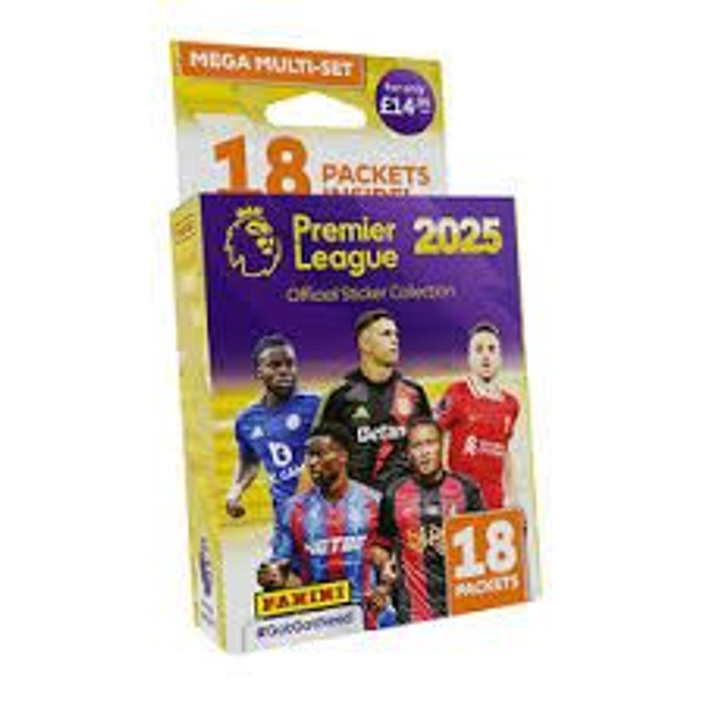 Panini Premier League Official Sticker Collection 2025 - 18-count Multi-set