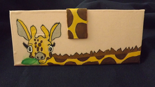 Etui à lunettes girafe