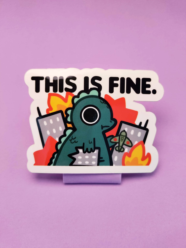 Sticker Godzilla 