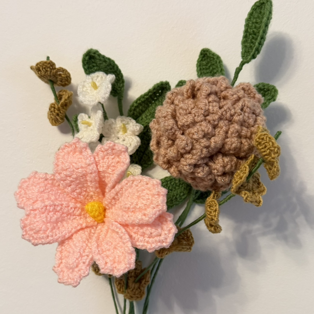 3 bouquets de fleurs 