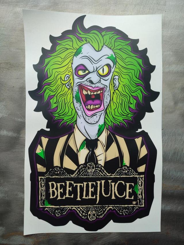 Beetlejuice Big stickers 