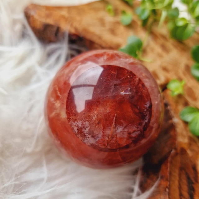 Fire Quartz Sphere 420g