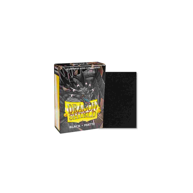 Dragon Shield Matte 60 Sleeves Japanese - Black