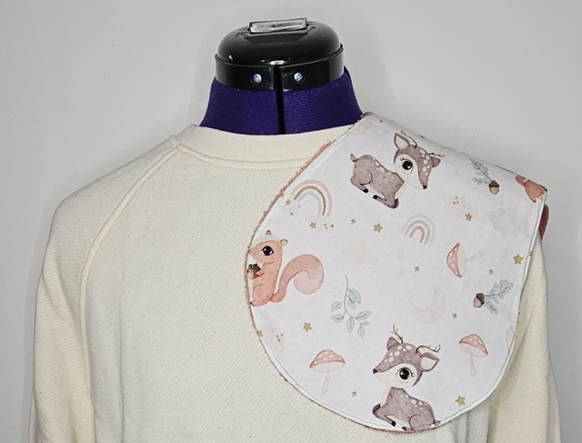 BAVOIR D’EPAULE BICHE ÉCUREUIL 