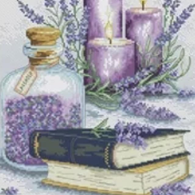 Lavender Aroma Counted Cross Stitch Kit by VDV