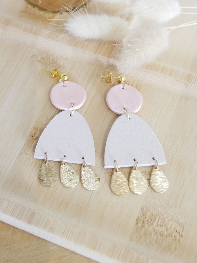 GINA blanc rosé nacré