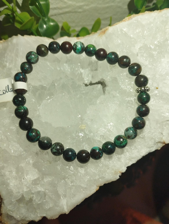 Bracelet Chrysocolle 6mm