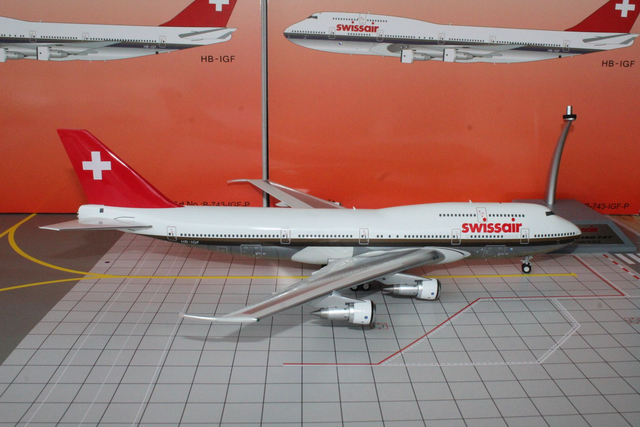 Swissair B747-300 (HB-IGF) "Zürich", 1:200, WBmodels/Inflight