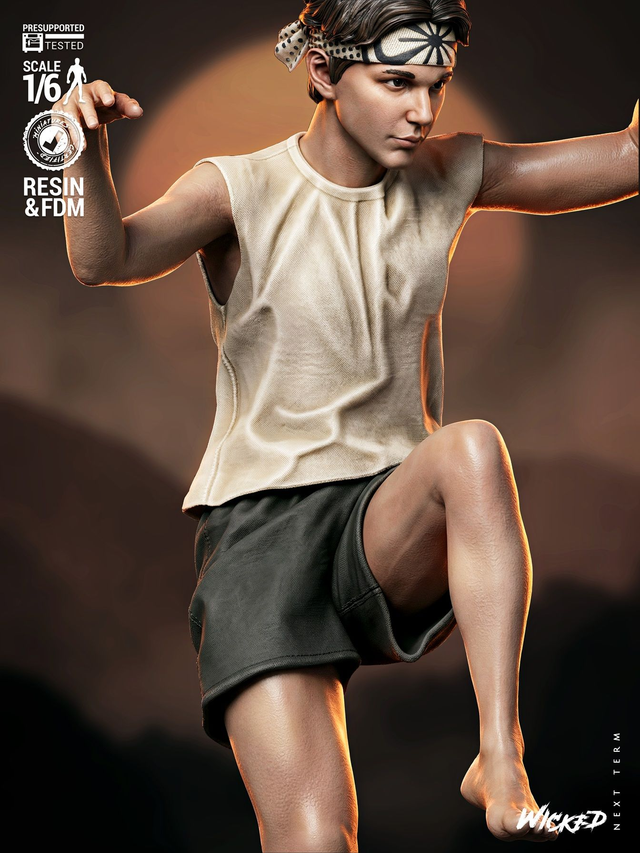 Statue KARATE KID LARUSSO série movie