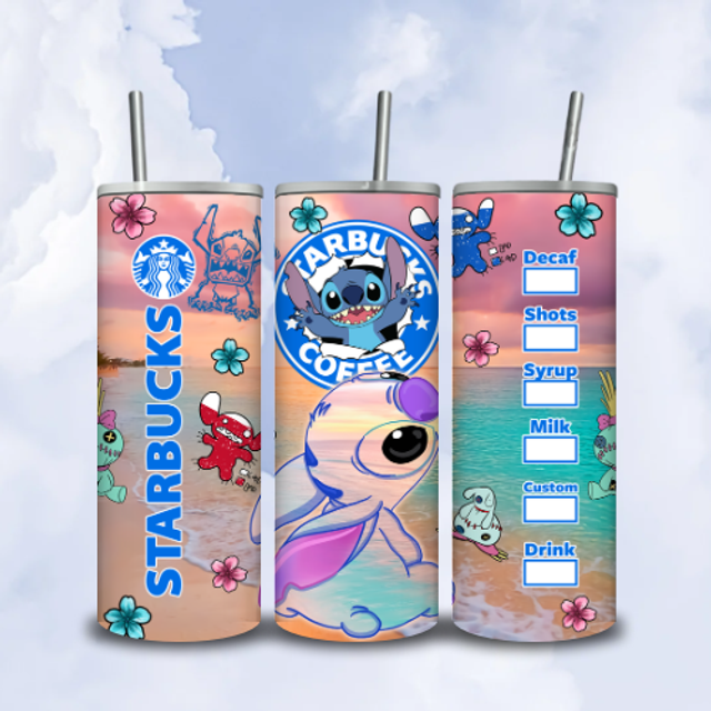 Tumbler Starbuck Stitch Plage