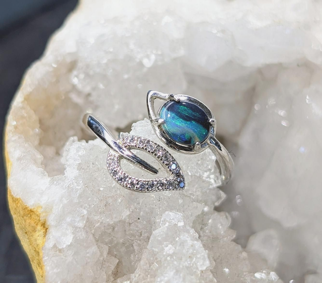 Bague Opale Australienne 
