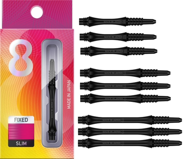 8Flight SLIM Black FIXED SHAFTS 