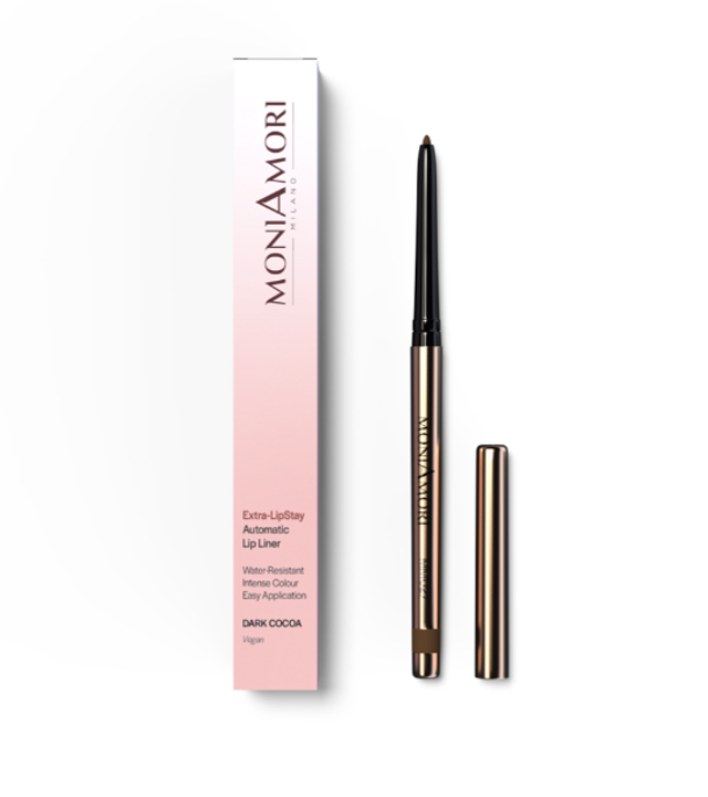 MONIAMORI Extra-LipStay Dark Cocoa - Crayon à lèvres rétractable