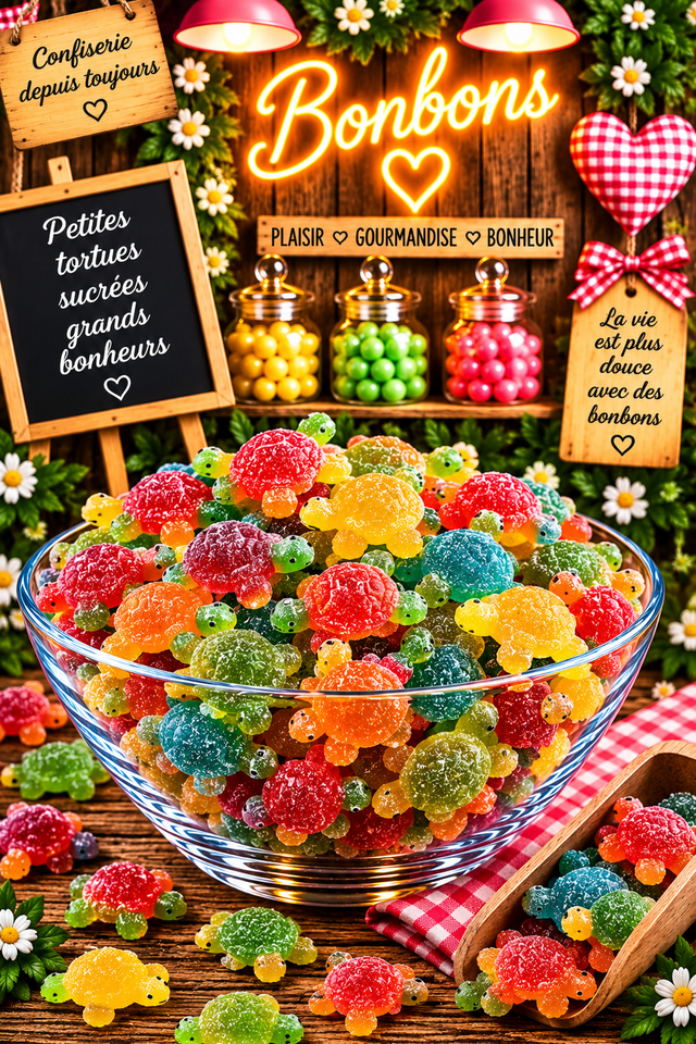 tortues sucrées 100g