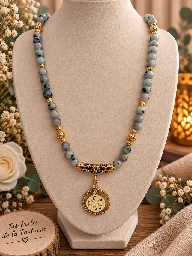 Collier en pierres naturelles – Signe astrologique