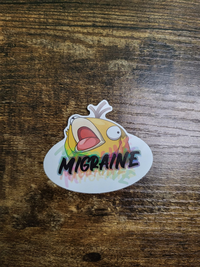 Psyduck &#039;Migraine&#039; Sticker