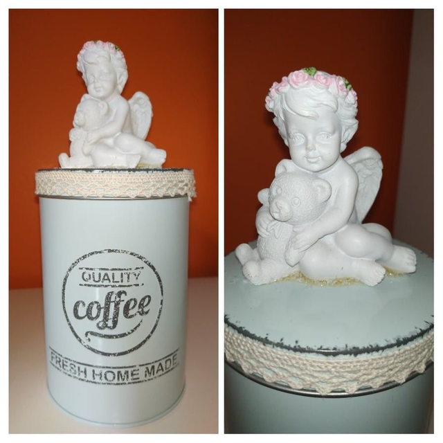 Boîte à café dosettes métal " Angelo "