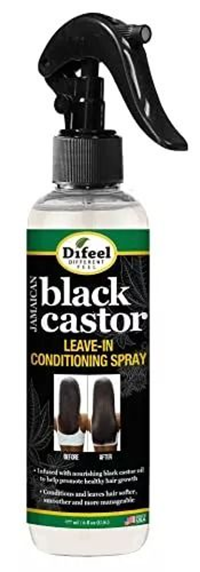 DIFEEL: JAMAICAN BLACK CASTOR SUPERIOR LEAVE IN SPRAY 6OZ 177ML
