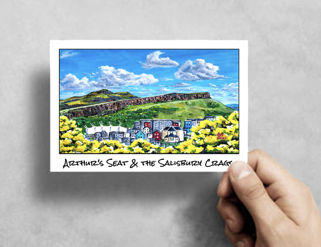 X10 Postcards - Arthurs Seat (40p per unit)