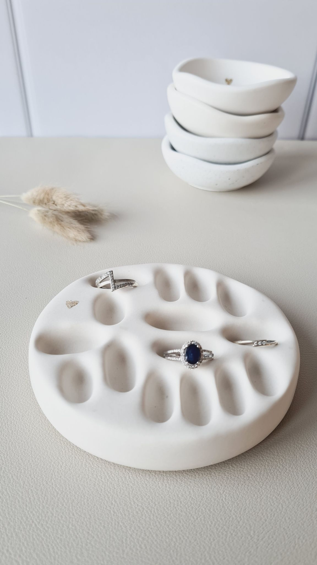 Porte-bagues Ecrin beige clair