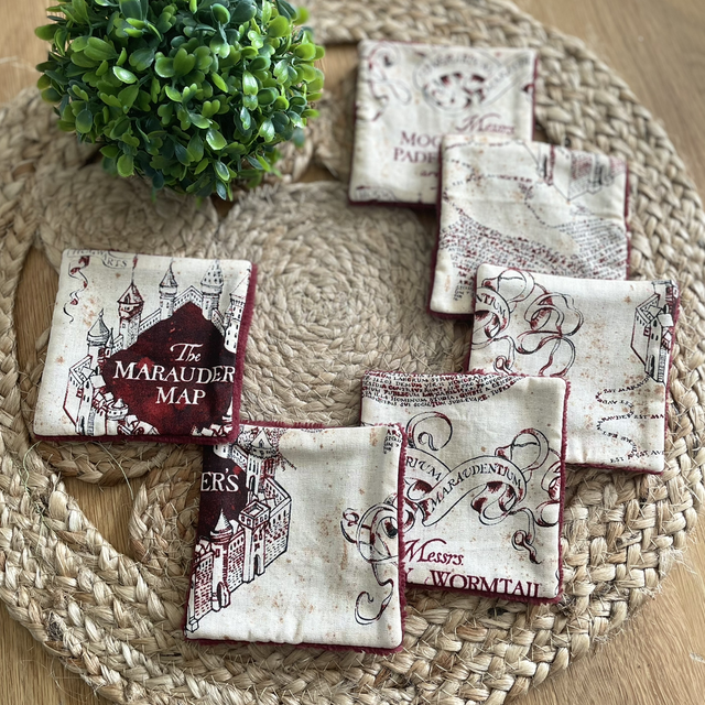 Lingettes lavables (lot de 6) HARRY POTTER