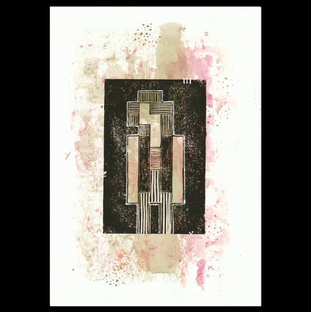 L’effigie minimaliste Pantalon à rayures - 21x29cm / 2025