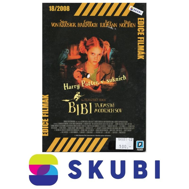 DVD Bibi - Tajemství modrých sov / Bibi Blocksberg und das Geheimnis der blauen Eulen - česky, německy