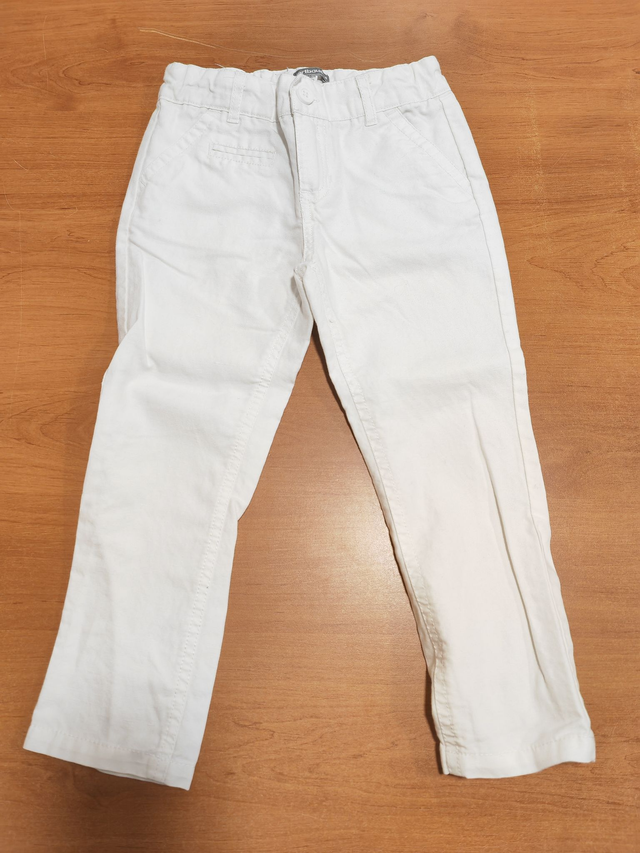 Pantalon blanc en 4 ans