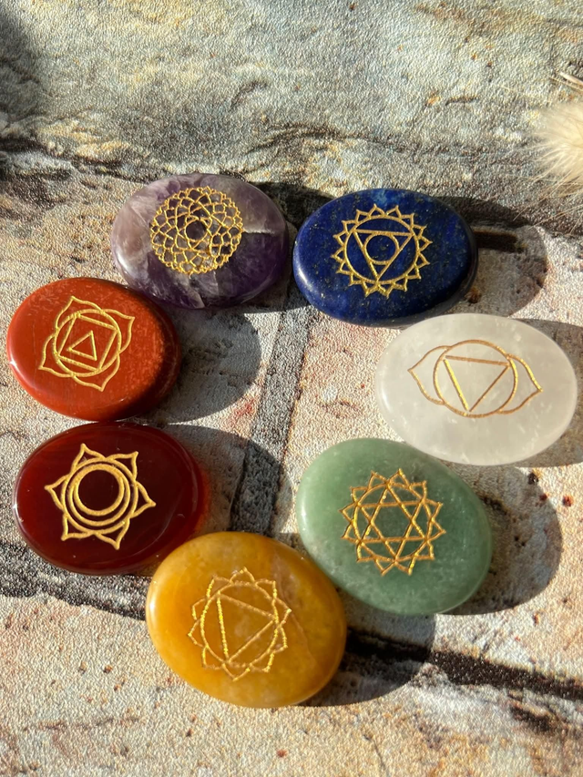 Galets 7 chakras 