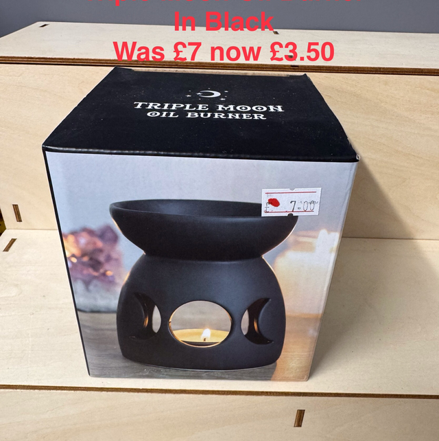 Triple Moon Black Oil Burner