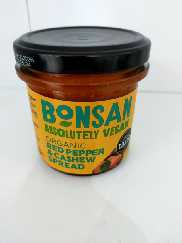 Bonsan Organic Red Pepper/Cashew Pate 130g 15517