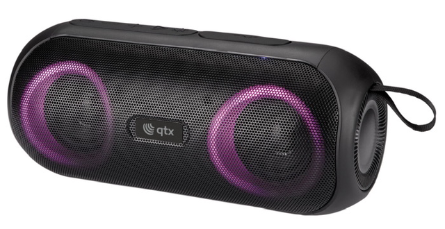 QTX PartyPod: Bluetooth Speaker with LED Light Show