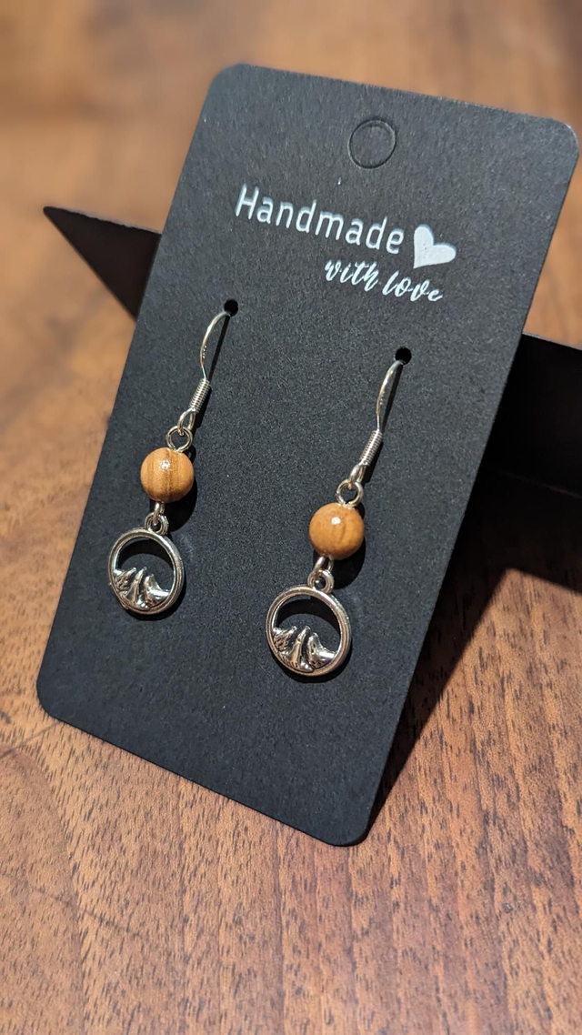 Boucles d'oreilles - Montagne