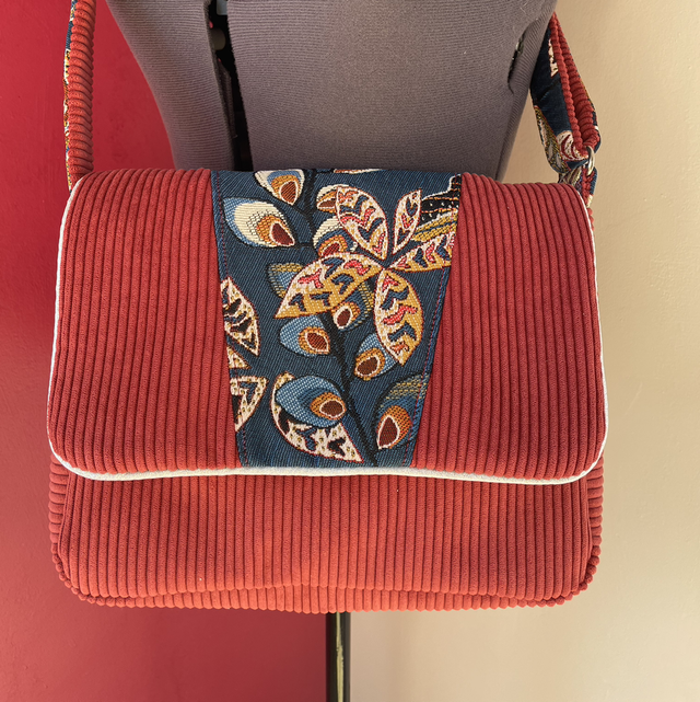 Sac à rabat Anaïs / Modèle rouge 