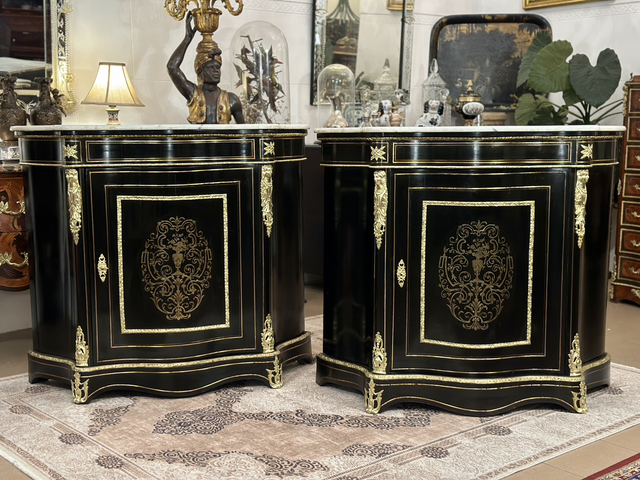 Par de armários Boulle Napoleão III