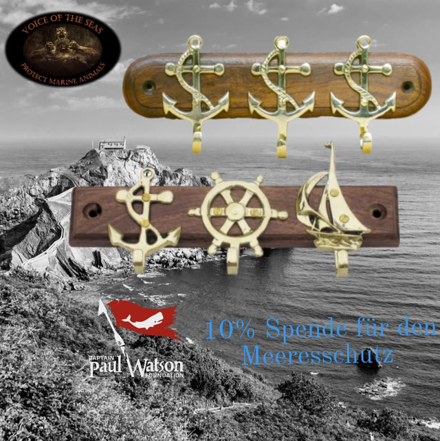 Schlüsselhaken auf Holz 