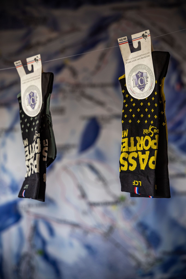 La Chaussette de Fance x Pass'Portes - Jaunes