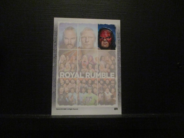 Royal Rumble Slam Attax Live Original Trading Card #373