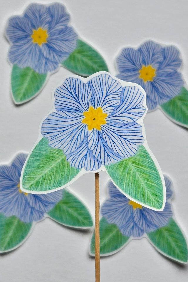 Sticker fleur Petunia