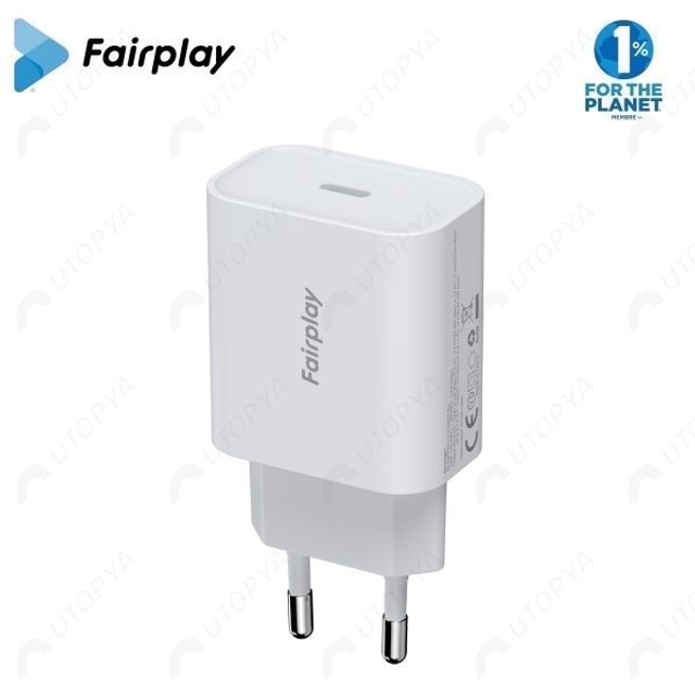 FAIRPLAY TORINO Chargeur USB-C 25W (Blanc)